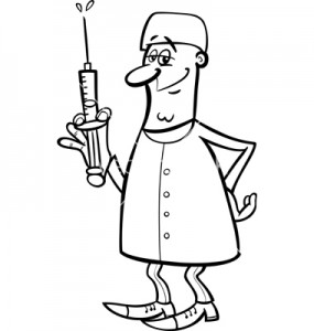 doctor with syringe 285×300