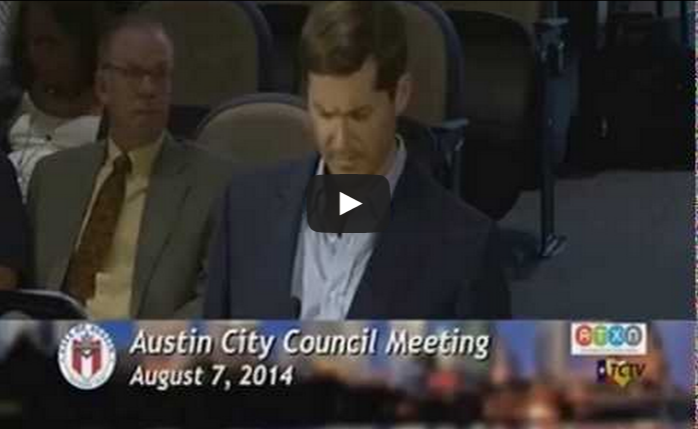 Video: Dr. Jeremy Wiseman of Wiseman Family Practice Speaks Out Against Water Fluoridation at Austin City Council 8/7/14