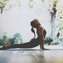 portrait,of,gorgeous,young,woman,practicing,yoga,indoor.,beautiful,girl
